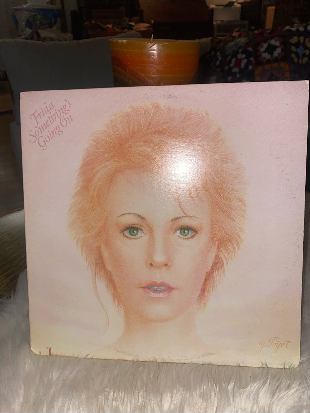 Vinyl Album -Frida ( from Abba) - Something’s going On - vintage 1982